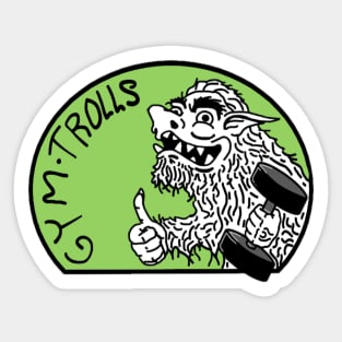 Gym Trolls Sticker